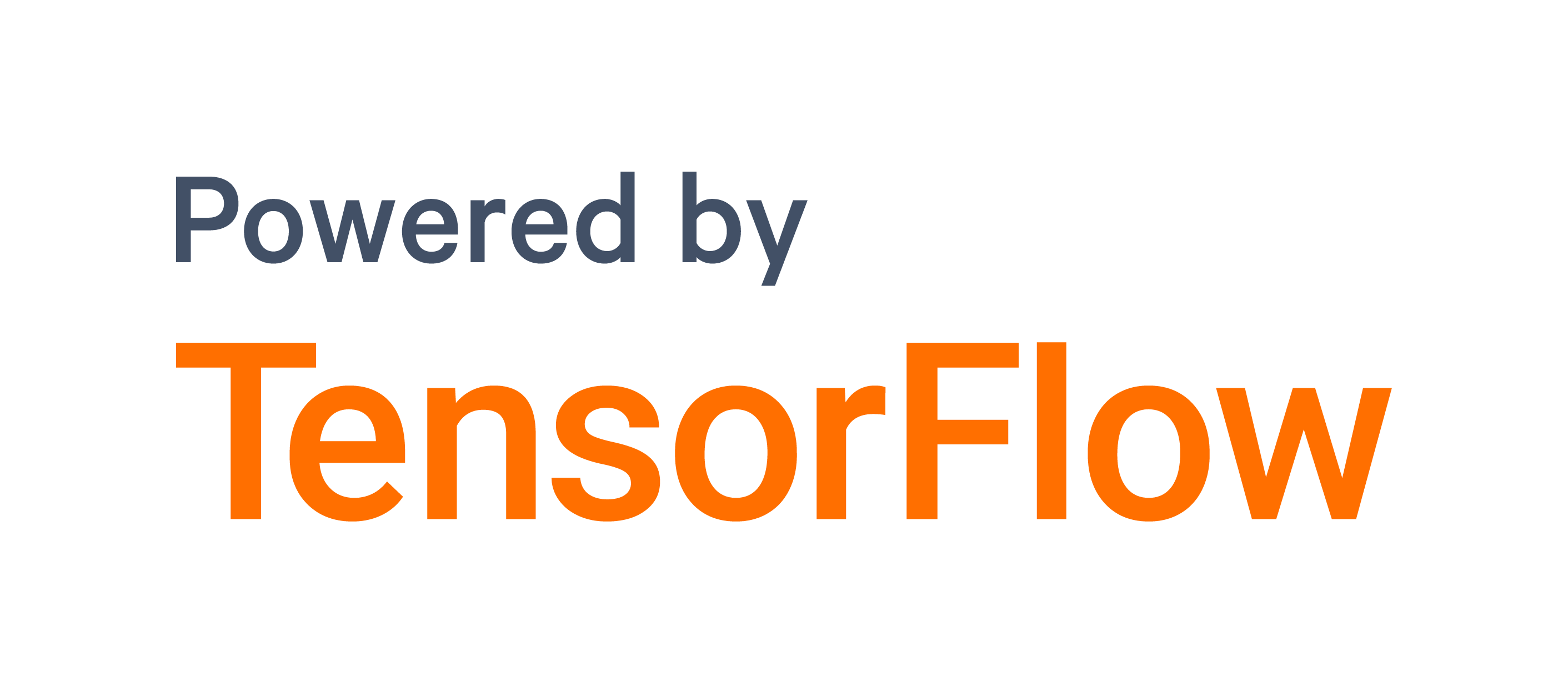 Powered by TensorFlow logo